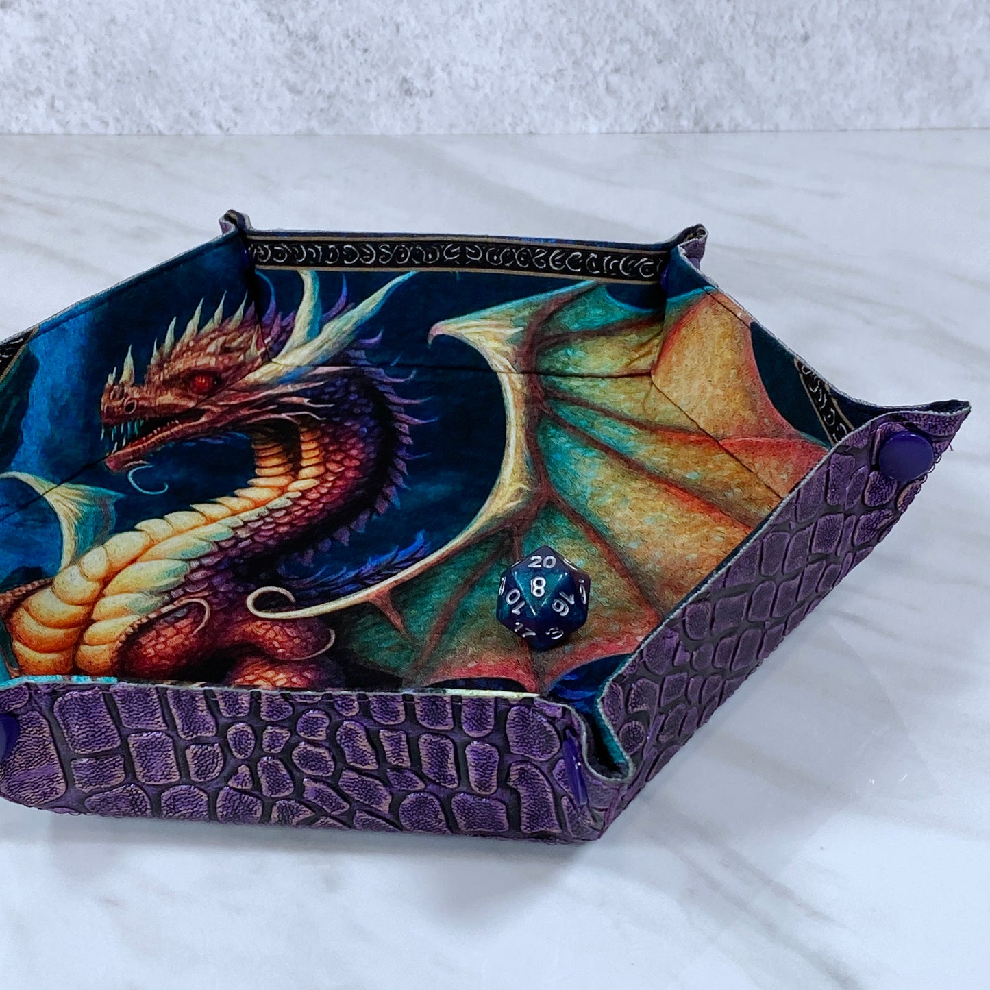 Fairy Dragon Hex Snap Dice Tray