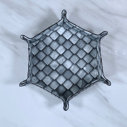 Dragon Scale Hex Snap Dice Tray