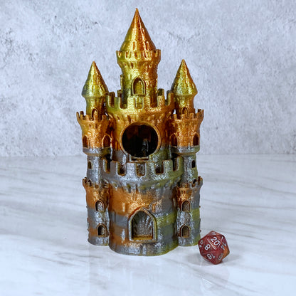 Sand Castle and Knitted Castle Dice Tower