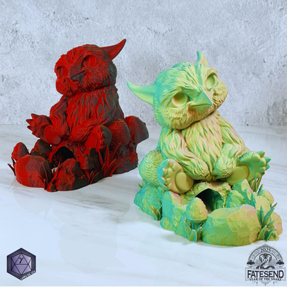 Owlbear Dice Tower