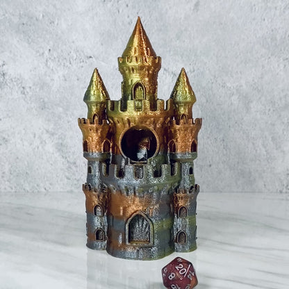 Sand Castle and Knitted Castle Dice Tower