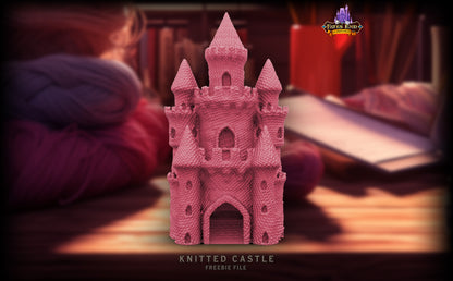 Sand Castle and Knitted Castle Dice Tower