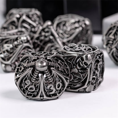 Memento Mori Hollow Metal Dice