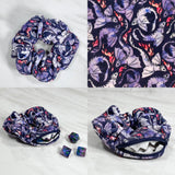 Velvet Dragon Mimic Scrunchie