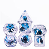 Blue Eldritch Skull RPG Dice