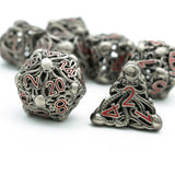 Cephalopod Dice, Nickel and Red