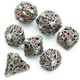 Cephalopod Dice, Nickel and Red