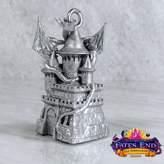 Dragon Tower Christmas Ornament