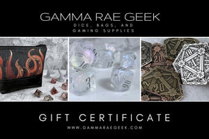 Gamma Rae Geek Gift Card