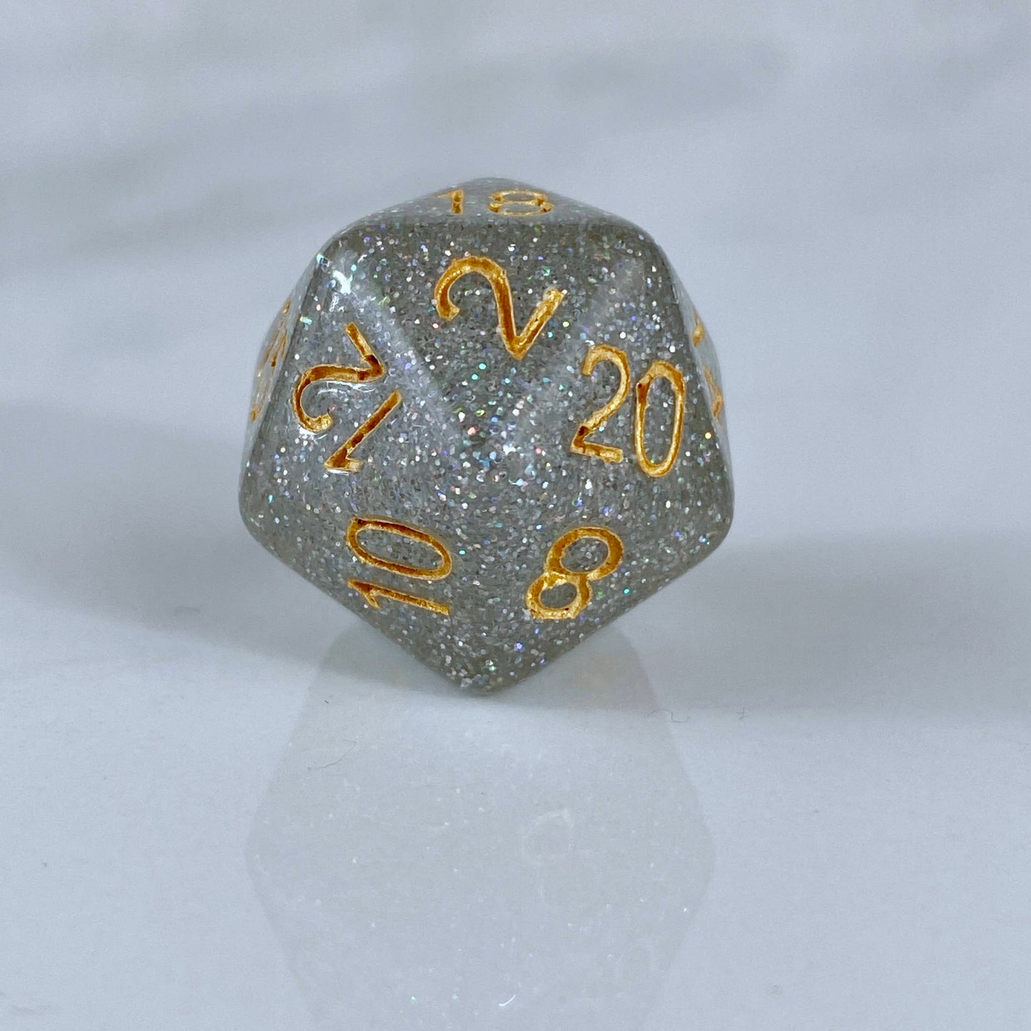 Pixie Dust Silver Dice