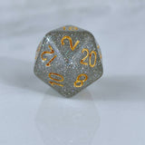 Pixie Dust Silver Dice