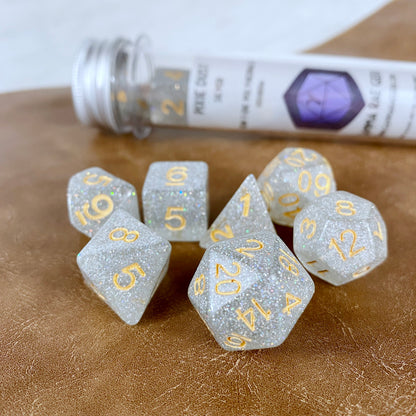 Pixie Dust Silver Dice