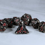 Cephalopod Dice, Nickel and Red