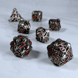Cephalopod Dice, Nickel and Red
