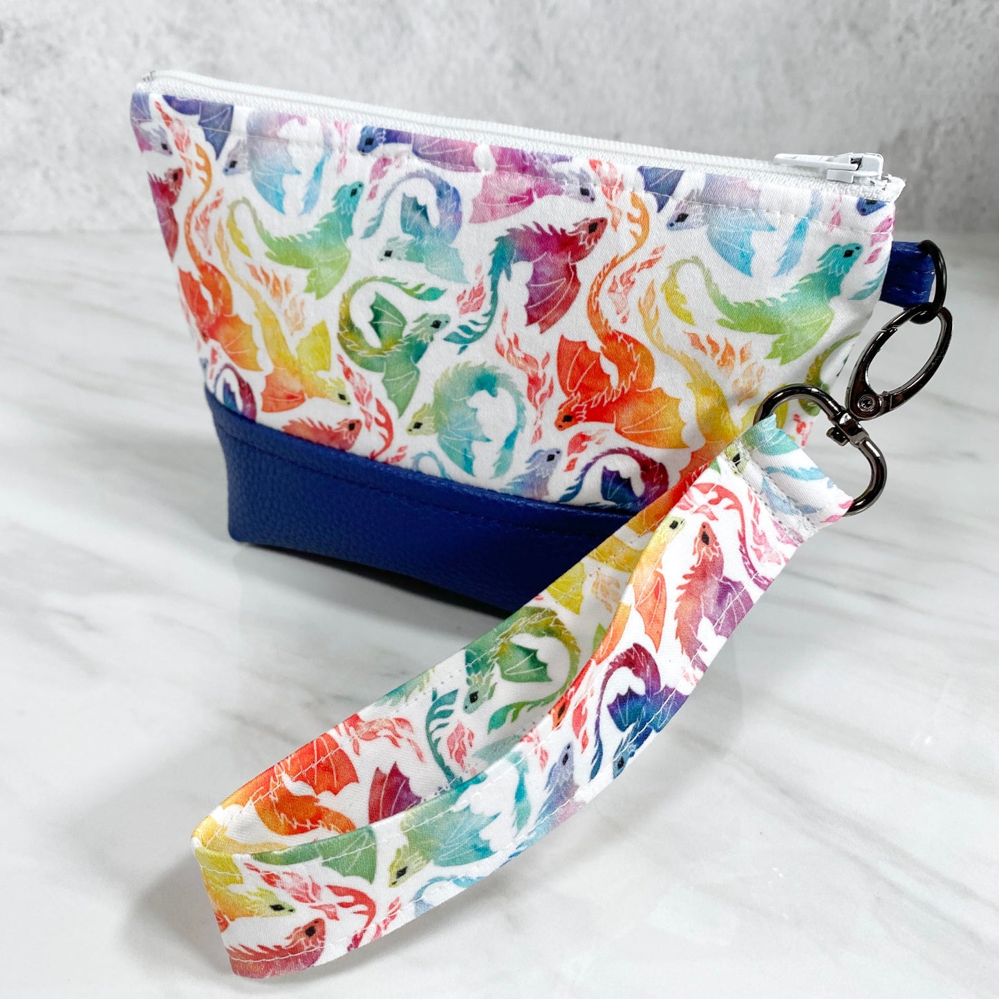Rainbow Dragon Wristlet Lanyard