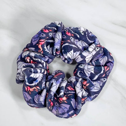 Velvet Dragon Mimic Scrunchie