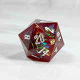 Glamour Dice - Red & Black Cellophane