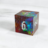 Glamour Dice - Red & Black Cellophane