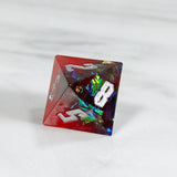 Glamour Dice - Red & Black Cellophane