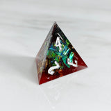 Glamour Dice - Red & Black Cellophane