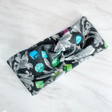 Rainbow Floral Dice Knot Headband