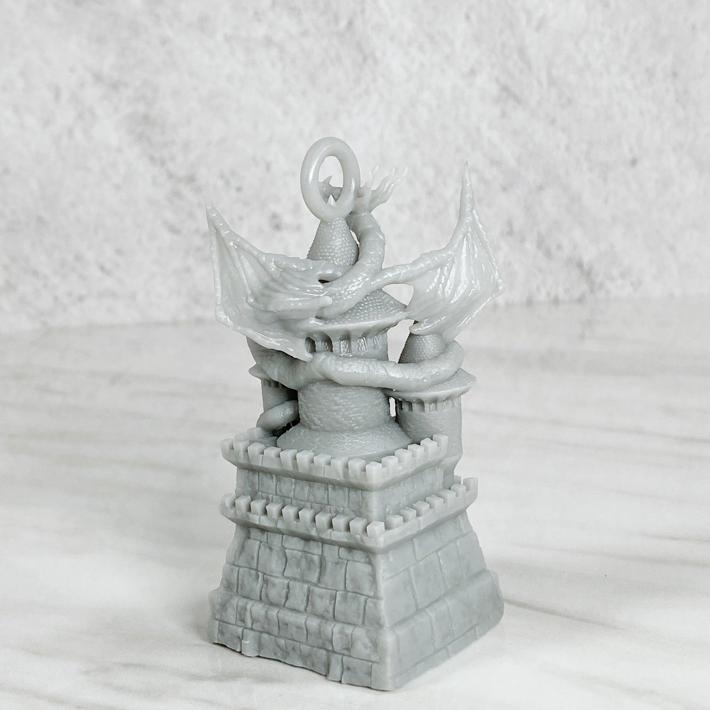 Dragon Tower Christmas Ornament