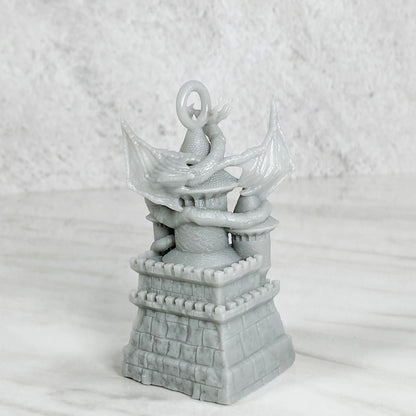 Dragon Tower Christmas Ornament