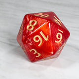 Goliath Red Swirl 55mm D20