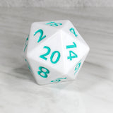 Goliath White with Aqua 55mm D20