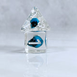 Blue Eldritch Skull RPG Dice