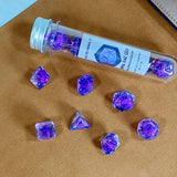 Purple Eldritch Skull RPG Dice