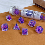 Purple Eldritch Skull RPG Dice