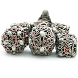 Cephalopod Dice, Nickel and Red