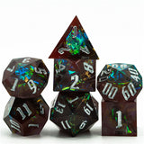 Glamour Dice - Red & Black Cellophane