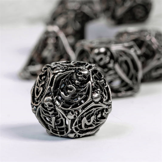Memento Mori Hollow Metal Dice