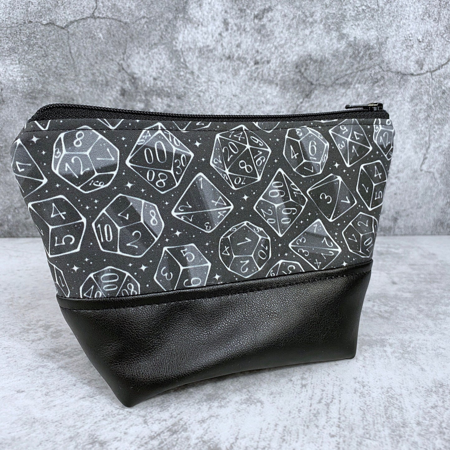 Galaxy Dice Zipper Bag
