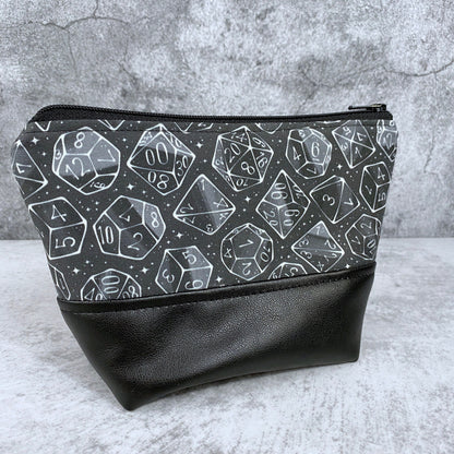 Galaxy Dice Zipper Bag