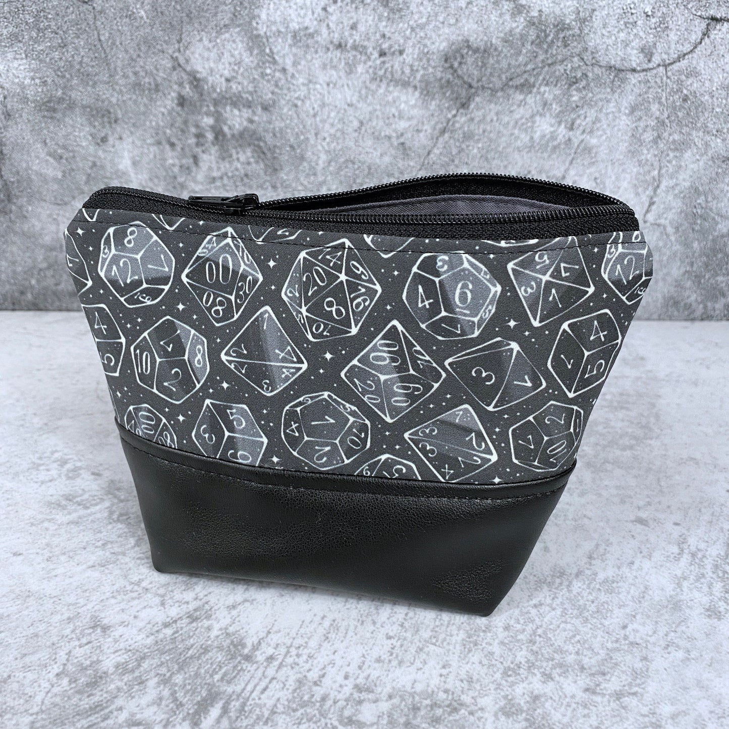 Galaxy Dice Zipper Bag