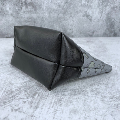 Choose Your Weapon Grey Zipper Bag