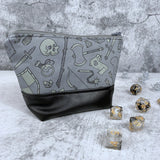 Choose Your Weapon Grey Zipper Bag