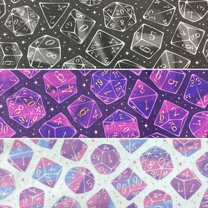Galaxy Dice Zipper Bag