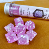 Alchemy Pink Quartz Dice
