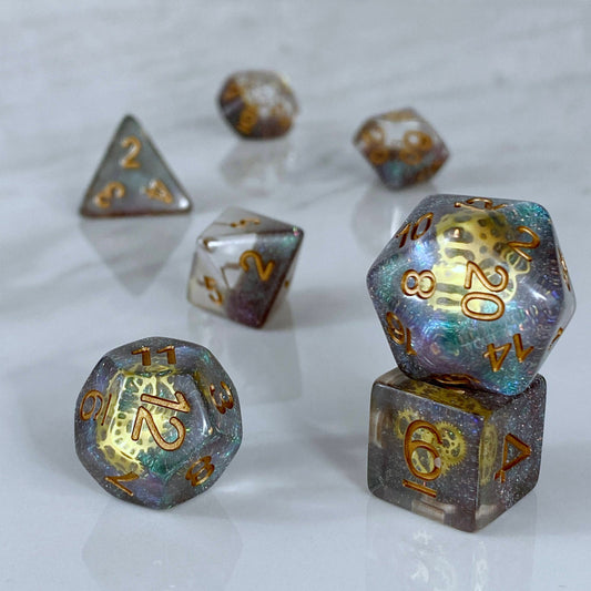 Artificer Blackened Copper Dice