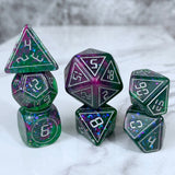 Back in Time Pink and Green Dice