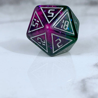 Back in Time Pink and Green Dice