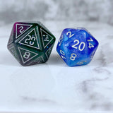 Back in Time Pink and Green Dice