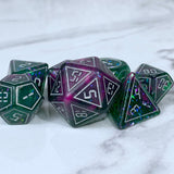 Back in Time Pink and Green Dice