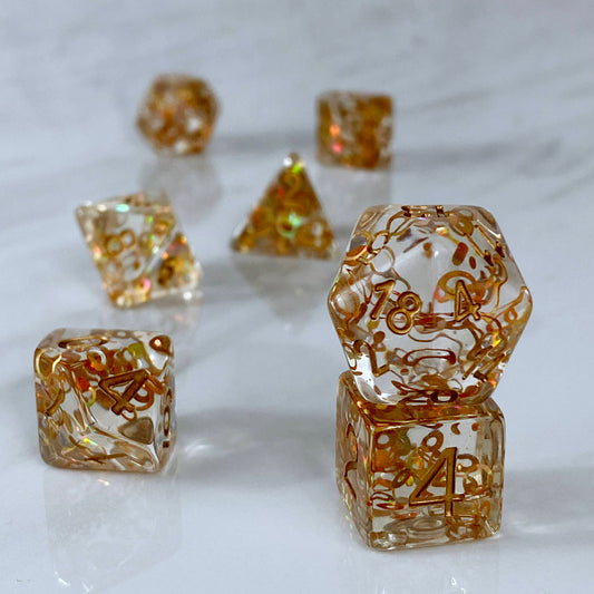 Copper Rings Dice, B-Grade