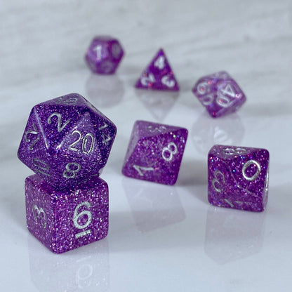 Pixie Dust Amethyst Dice