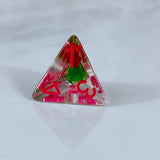 Red & Green Flora Dice